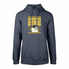 Milwaukee Brewers Levelwear Podium Inaugural Pullover Hoodie - Navy