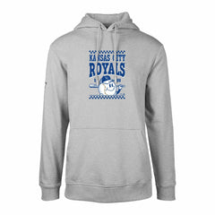 Kansas City Royals Levelwear Podium Inaugural Pullover Hoodie - Gray