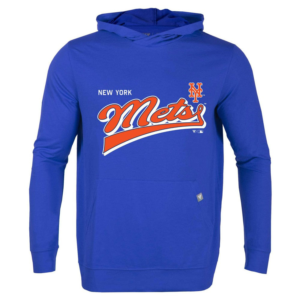 New York Mets Levelwear Relay 2.0 Retro Pullover Hoodie - Royal