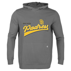 San Diego Padres Levelwear Relay 2.0 Retro Pullover Hoodie - Gray