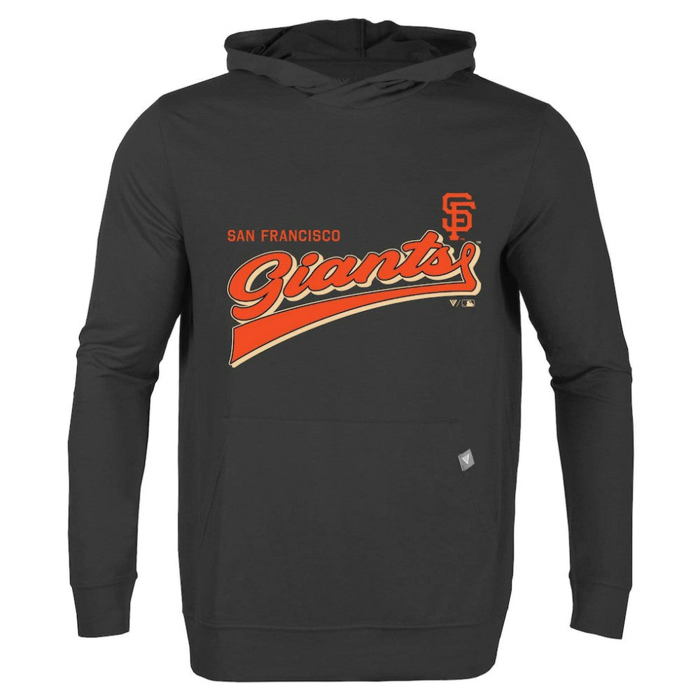 San Francisco Giants Levelwear Relay 2.0 Retro Pullover Hoodie - Black