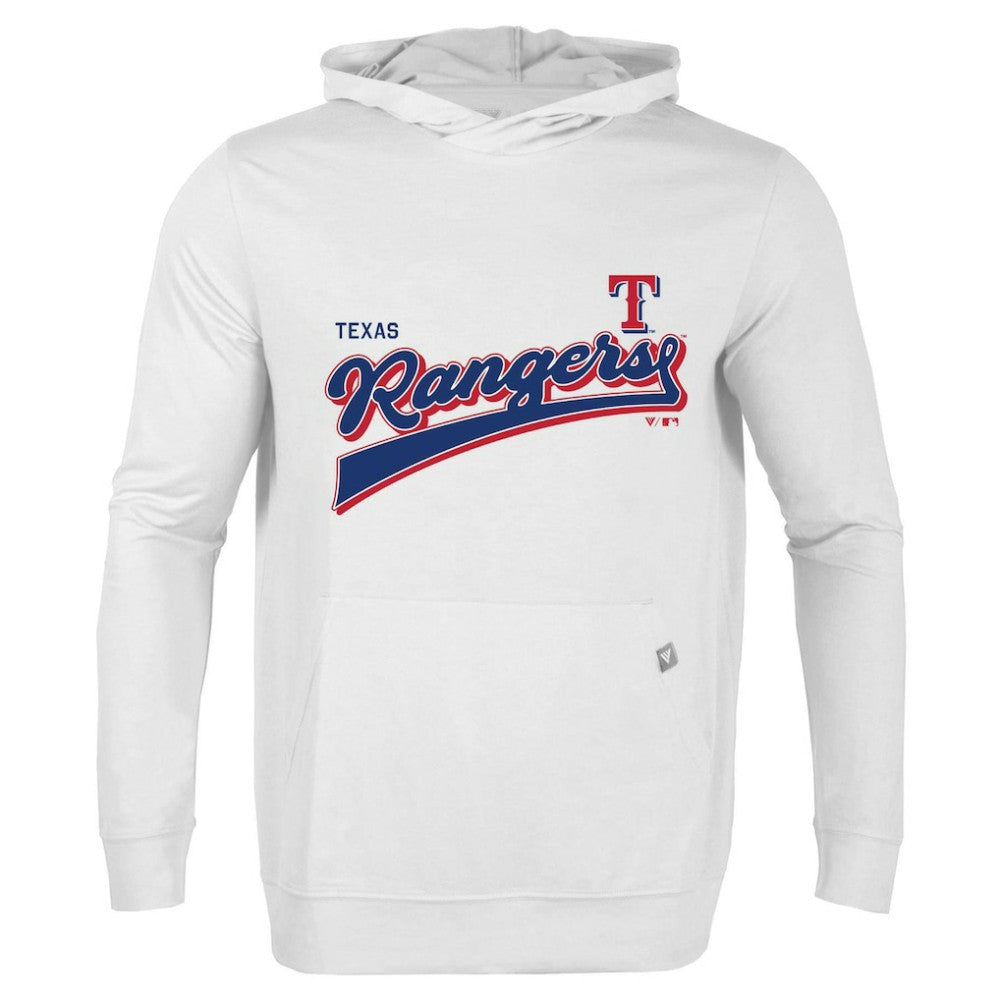 Texas Rangers Levelwear Relay 2.0 Retro Pullover Hoodie - White