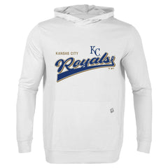 Kansas City Royals Levelwear Relay 2.0 Retro Pullover Hoodie - White