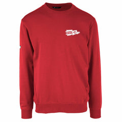 Cincinnati Reds Levelwear Zane Rafters Pullover Sweatshirt - Red