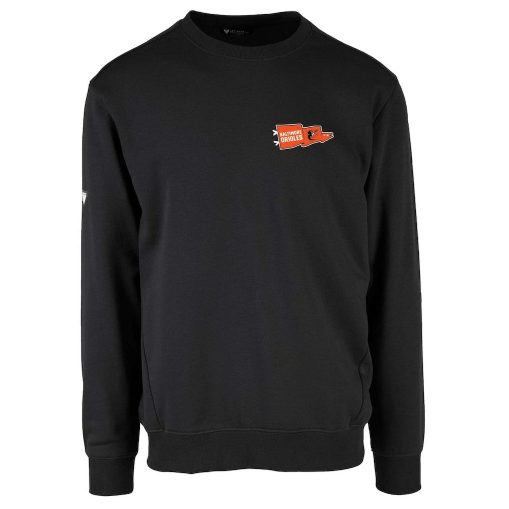 Baltimore Orioles Levelwear Zane Rafters Pullover Sweatshirt - Black