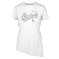 St. Louis Cardinals Levelwear Women's Birch Sweep T-Shirt - White