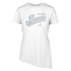 Atlanta Braves Levelwear Women's Birch Sweep T-Shirt - White