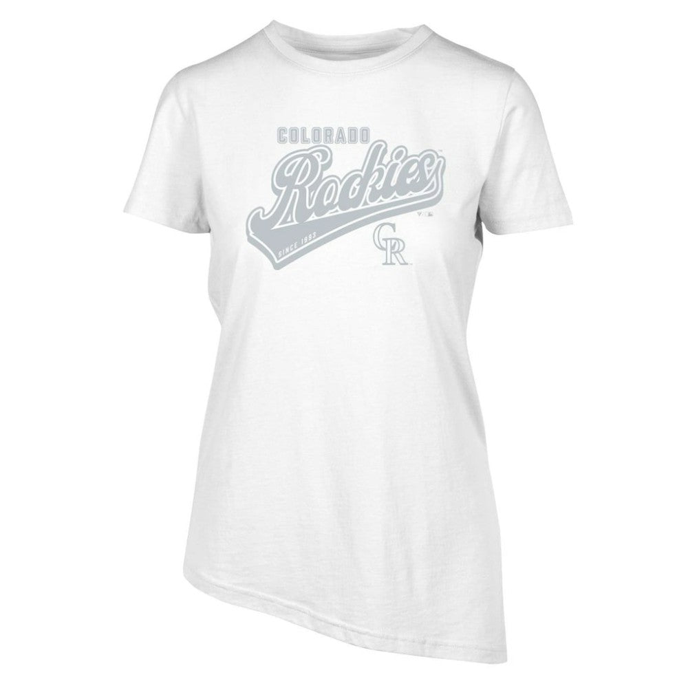 Colorado Rockies Levelwear Women's Birch Sweep T-Shirt - White