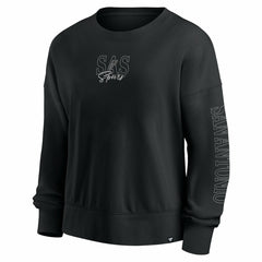 San Antonio Spurs Women's Oversized Game Day Pullover Sweatshirt - Black | Fanatics on sale