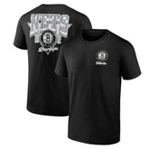 Brooklyn Nets Logo Athletic Never Over T-Shirt - Black discount
