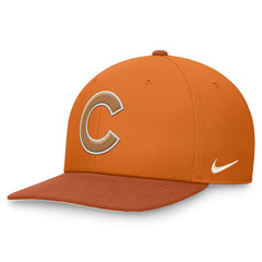 Chicago Cubs Pro Dunk Performance Snapback Hat - Orange | Nike