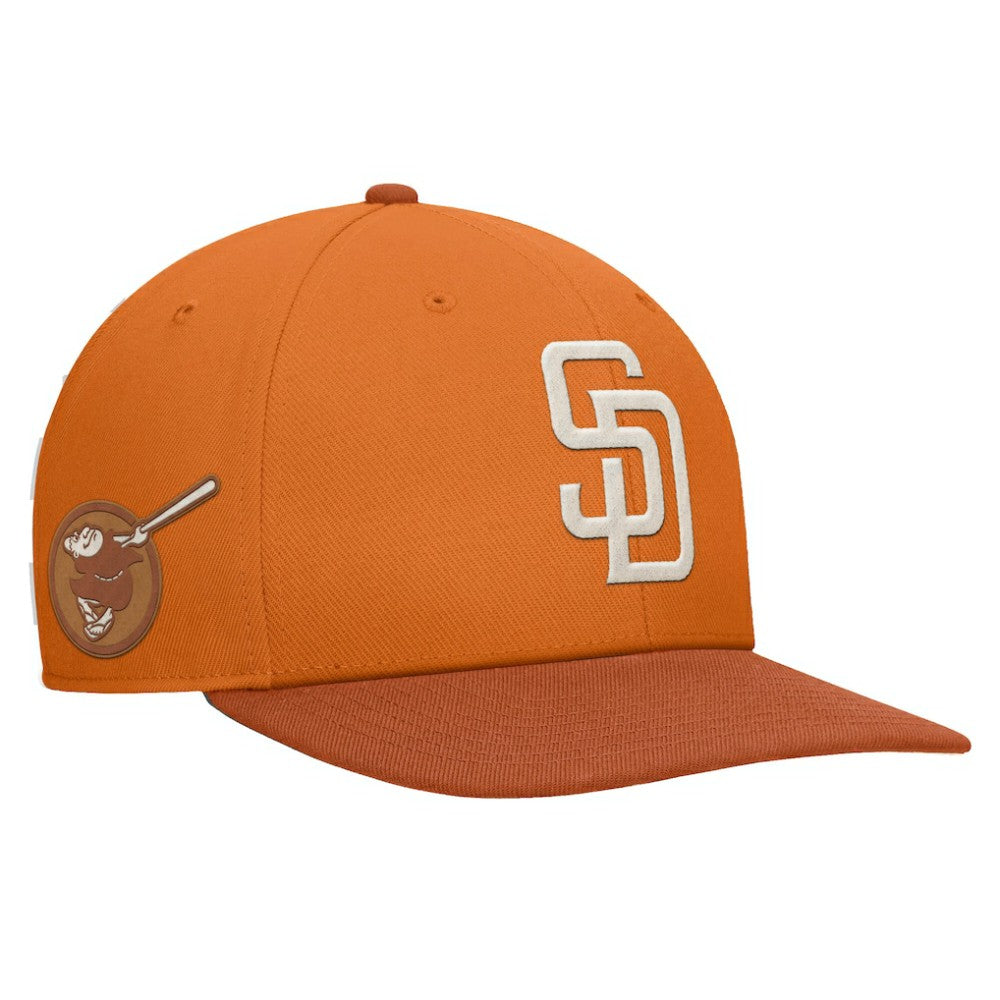 San Diego Padres Pro Dunk Performance Snapback Hat - Orange | Nike