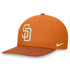 San Diego Padres Pro Dunk Performance Snapback Hat - Orange | Nike