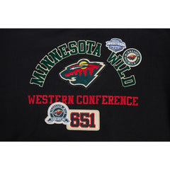 Minnesota Wild Pro Standard Women's Area Code Cropped Pullover Sweatshirt