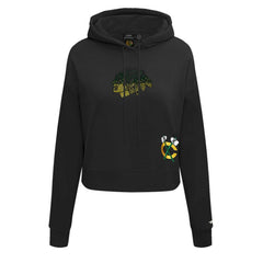 Chicago Blackhawks Pro Standard Women's Jewels Cropped Pullover Hoodie
