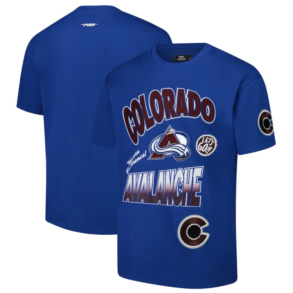 Colorado Avalanche Pro Standard Turn It Up Dropped Shoulder T-Shirt
