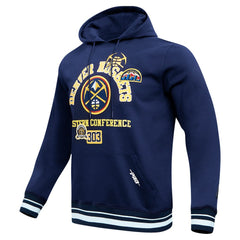 Denver Nuggets Pro Standard Area Code Pullover Hoodie sale - Navy discount