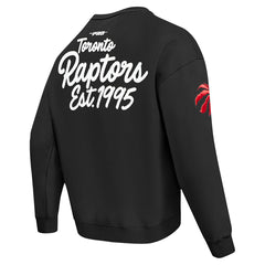 Toronto Raptors Pro Standard Paint the City Drop Shoulder Sweatshirt - Black for sale