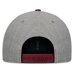 Chicago White Sox Elements Felt Chainstitch Snapback Hat - Gray/Maroon