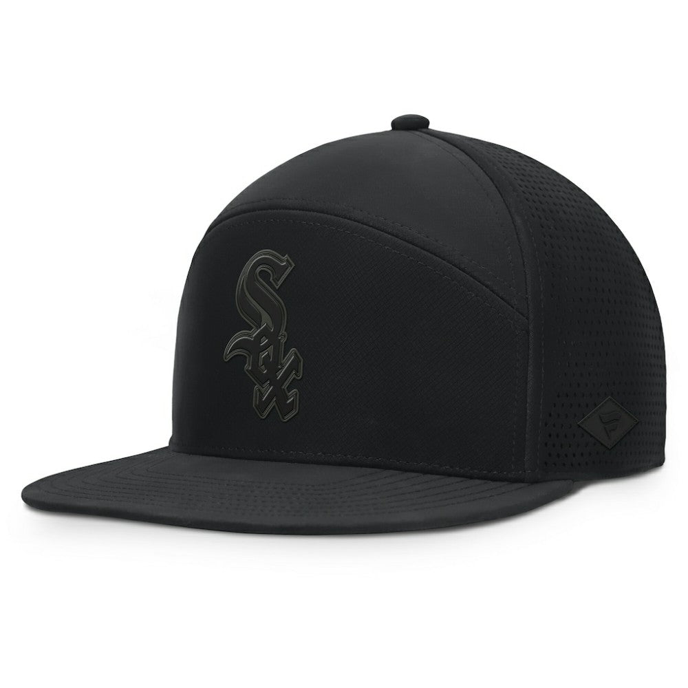 Chicago White Sox Horizon Snapback Hat - Black