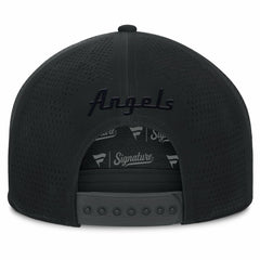 Los Angeles Angels Horizon Snapback Hat - Black