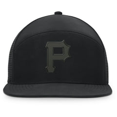 Pittsburgh Pirates Horizon Snapback Hat - Black