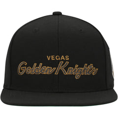 Vegas Golden Knights Mitchell & Ness Core Team Script 2.0 Snapback Hat
