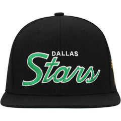 Dallas Stars Mitchell & Ness Core Team Script 2.0 Snapback Hat