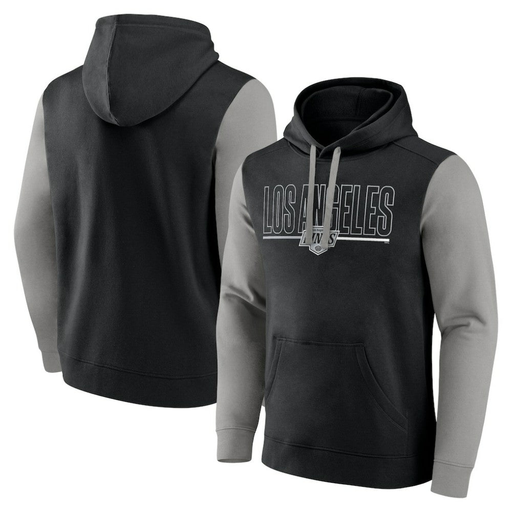 Los Angeles Kings Logo Athletic Deliver Fleece Pullover Hoodie