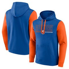 New York Islanders Logo Athletic Deliver Fleece Pullover Hoodie