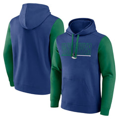 Vancouver Canucks Logo Athletic Deliver Fleece Pullover Hoodie