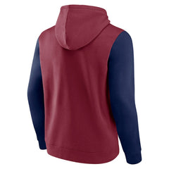 Colorado Avalanche Logo Athletic Deliver Fleece Pullover Hoodie
