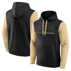 Vegas Golden Knights Logo Athletic Deliver Fleece Pullover Hoodie