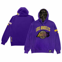 Los Angeles Lakers NBA x Two Hype Unisex Culture & Hoops Heavyweight Pullover Hoodie - Purple online