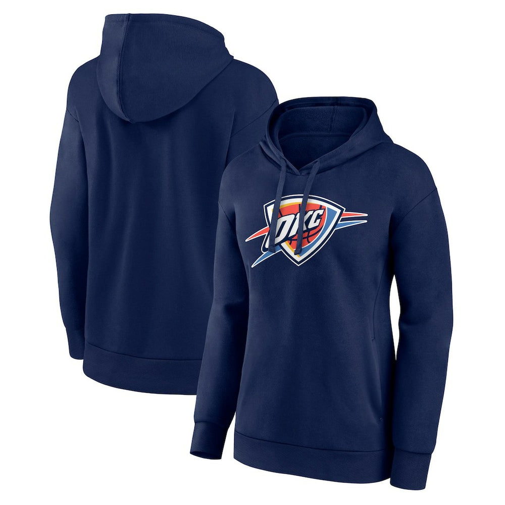 Oklahoma City Thunder Women's Primary Logo Pullover Hoodie - Navy outlet