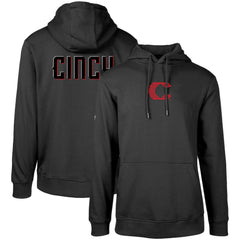 Cincinnati Reds Levelwear City Connect Podium Core 2.0 Pullover Hoodie - Black