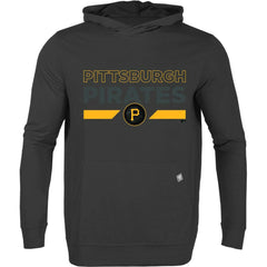 Pittsburgh Pirates Levelwear City Connect Relay No Hitter Pullover Hoodie - Black