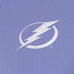 Tampa Bay Lightning Antigua Women's White Logo Finish Quarter-Zip Top