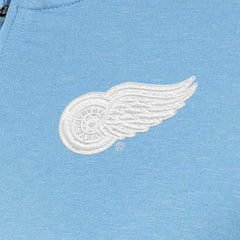 Detroit Red Wings Antigua Women's White Logo Mentor Quarter-Zip Jacket