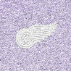 Detroit Red Wings Antigua White Logo Hunk Quarter-Zip Pullover