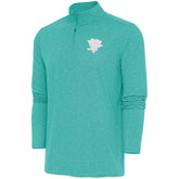 Pittsburgh Penguins Antigua White Logo Hunk Quarter-Zip Pullover