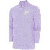 Pittsburgh Penguins Antigua White Logo Hunk Quarter-Zip Pullover