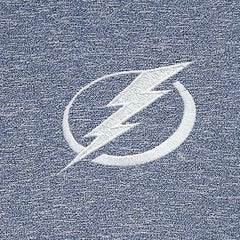 Tampa Bay Lightning Antigua White Logo Hunk Quarter-Zip Pullover