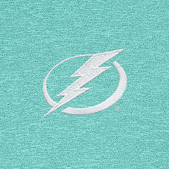 Tampa Bay Lightning Antigua White Logo Hunk Quarter-Zip Pullover