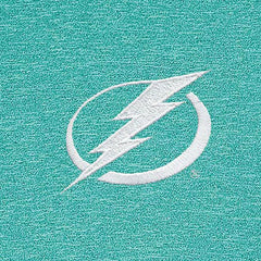 Tampa Bay Lightning Antigua White Logo Hunk Quarter-Zip Pullover