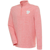 Pittsburgh Penguins Antigua White Logo Bright Quarter-Zip Pullover