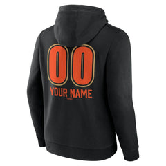 San Francisco Giants Personalized Name & Number Fastball Pullover Hoodie - Black
