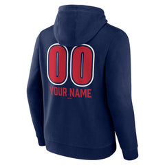 St. Louis Cardinals Personalized Name & Number Fastball Pullover Hoodie - Navy