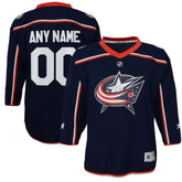 Columbus Blue Jackets Youth Home Replica Custom Jersey