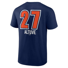 Jose Altuve Houston Astros Fastball Player Name & Number T-Shirt - Navy
